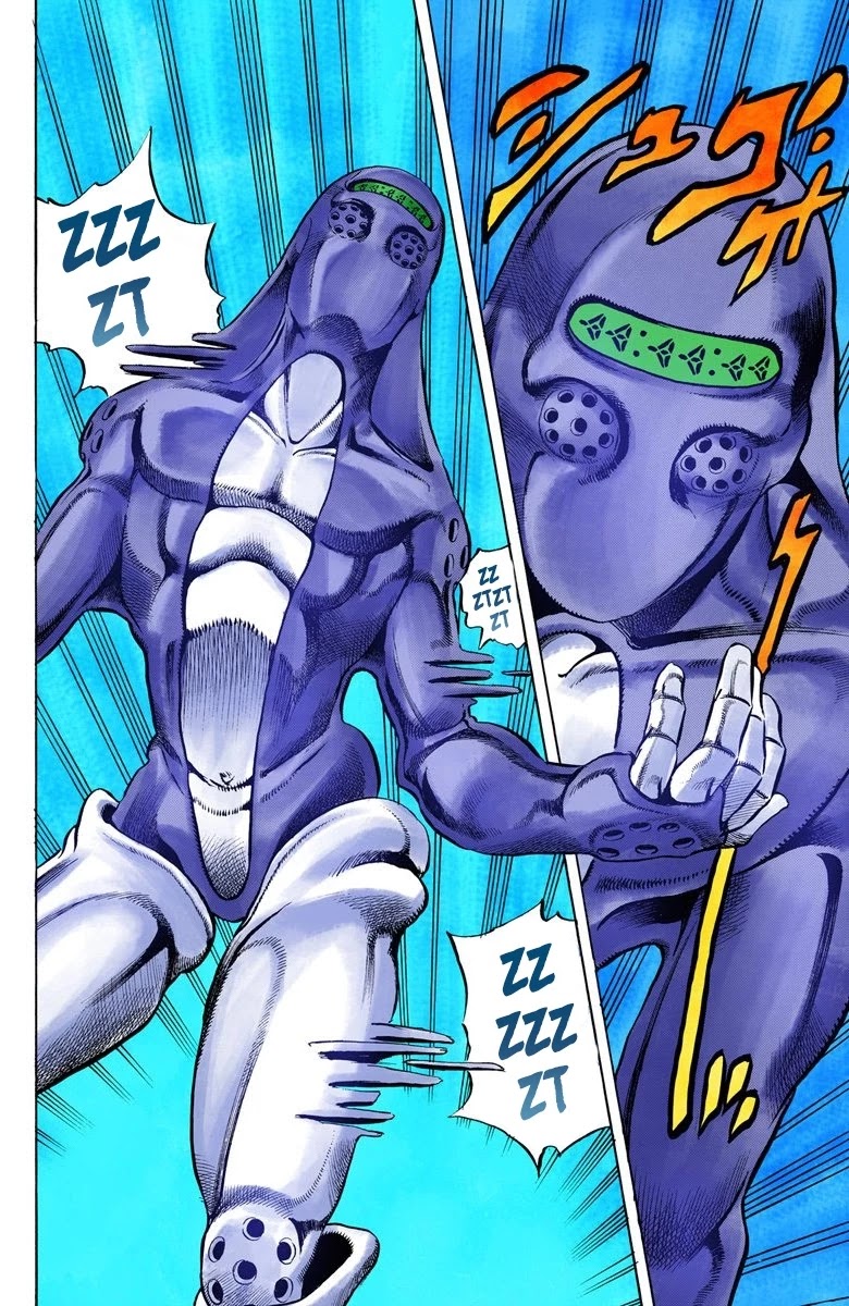 JoJo's Bizarre Adventure Part 5 - Vento Aureo (Official Colored) Chapter 20 page 13 - Chapter 20: The Mystery Behind "Soft Machine" Part 2