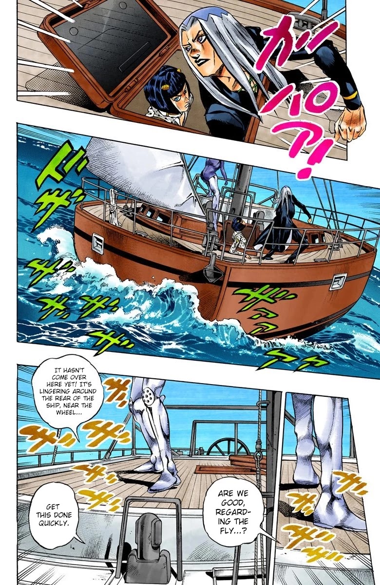 JoJo's Bizarre Adventure Part 5 - Vento Aureo (Official Colored) Chapter 20 page 15 - Chapter 20: The Mystery Behind "Soft Machine" Part 2