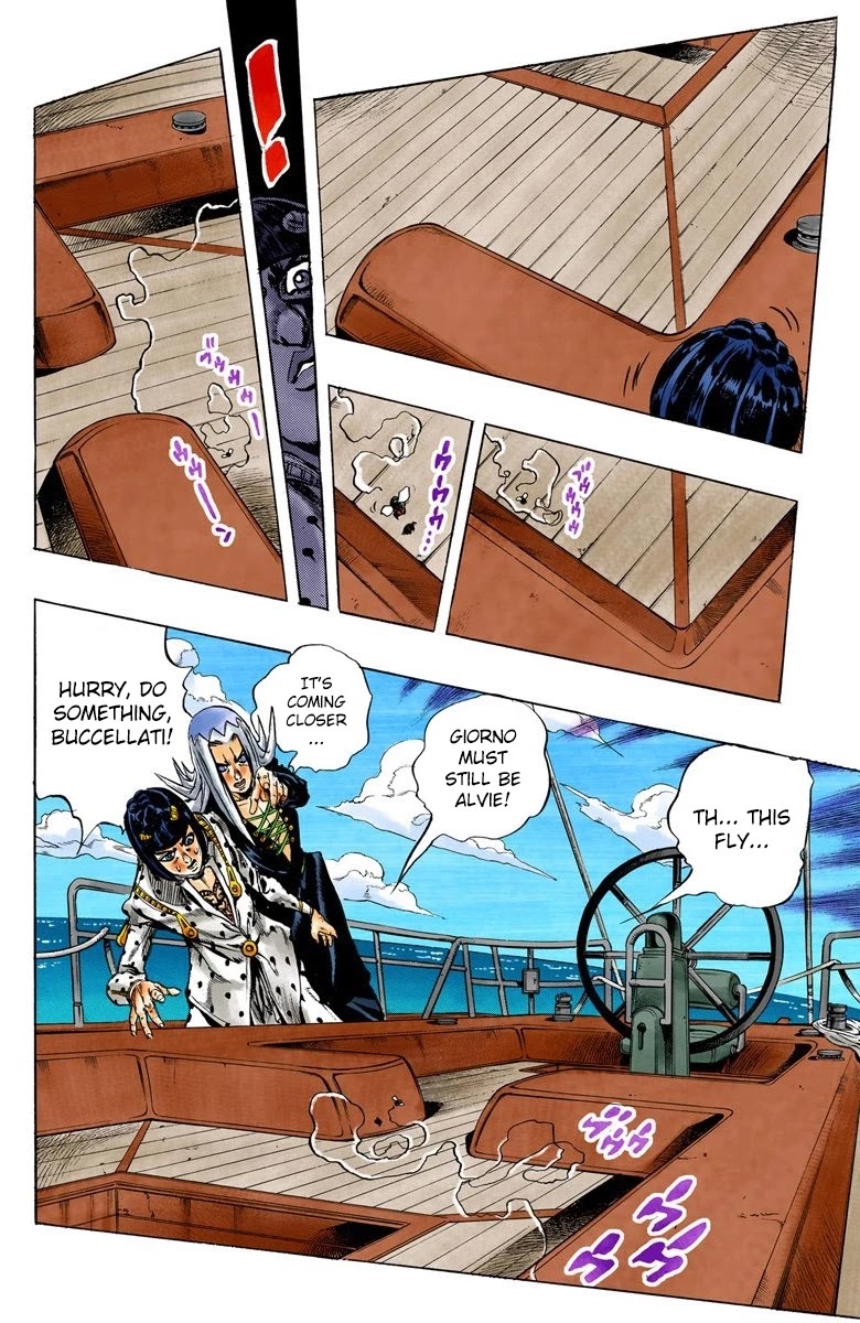 JoJo's Bizarre Adventure Part 5 - Vento Aureo (Official Colored) Chapter 20 page 7 - Chapter 20: The Mystery Behind "Soft Machine" Part 2