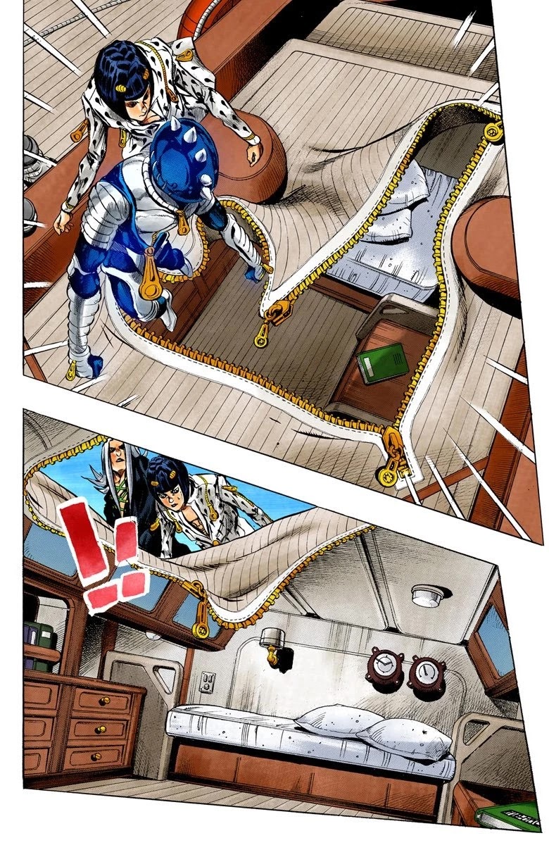 JoJo's Bizarre Adventure Part 5 - Vento Aureo (Official Colored) Chapter 20 page 9 - Chapter 20: The Mystery Behind "Soft Machine" Part 2
