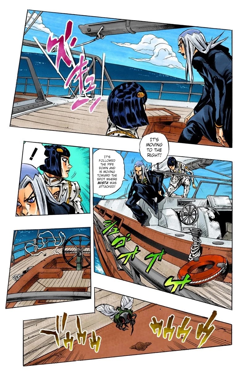 JoJo's Bizarre Adventure Part 5 - Vento Aureo (Official Colored) Chapter 21 page 10 - Chapter 21: Moody Blues Retaliates! Part 1
