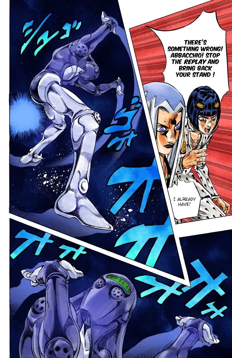 JoJo's Bizarre Adventure Part 5 - Vento Aureo (Official Colored) Chapter 21 page 16 - Chapter 21: Moody Blues Retaliates! Part 1