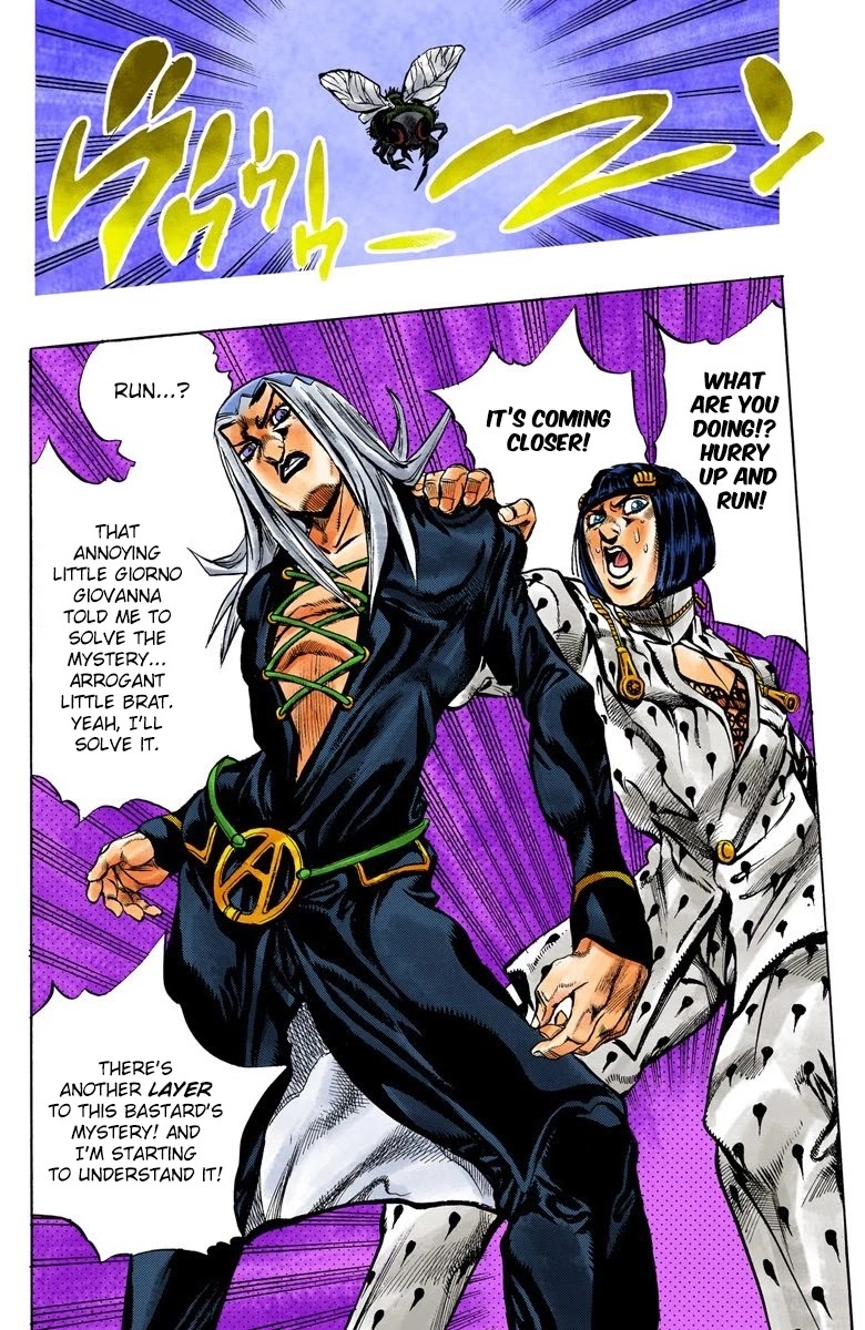 JoJo's Bizarre Adventure Part 5 - Vento Aureo (Official Colored) Chapter 21 page 18 - Chapter 21: Moody Blues Retaliates! Part 1