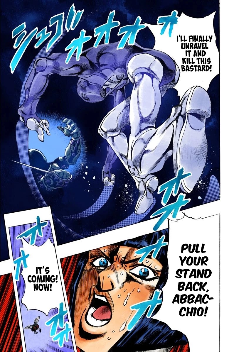 JoJo's Bizarre Adventure Part 5 - Vento Aureo (Official Colored) Chapter 21 page 19 - Chapter 21: Moody Blues Retaliates! Part 1