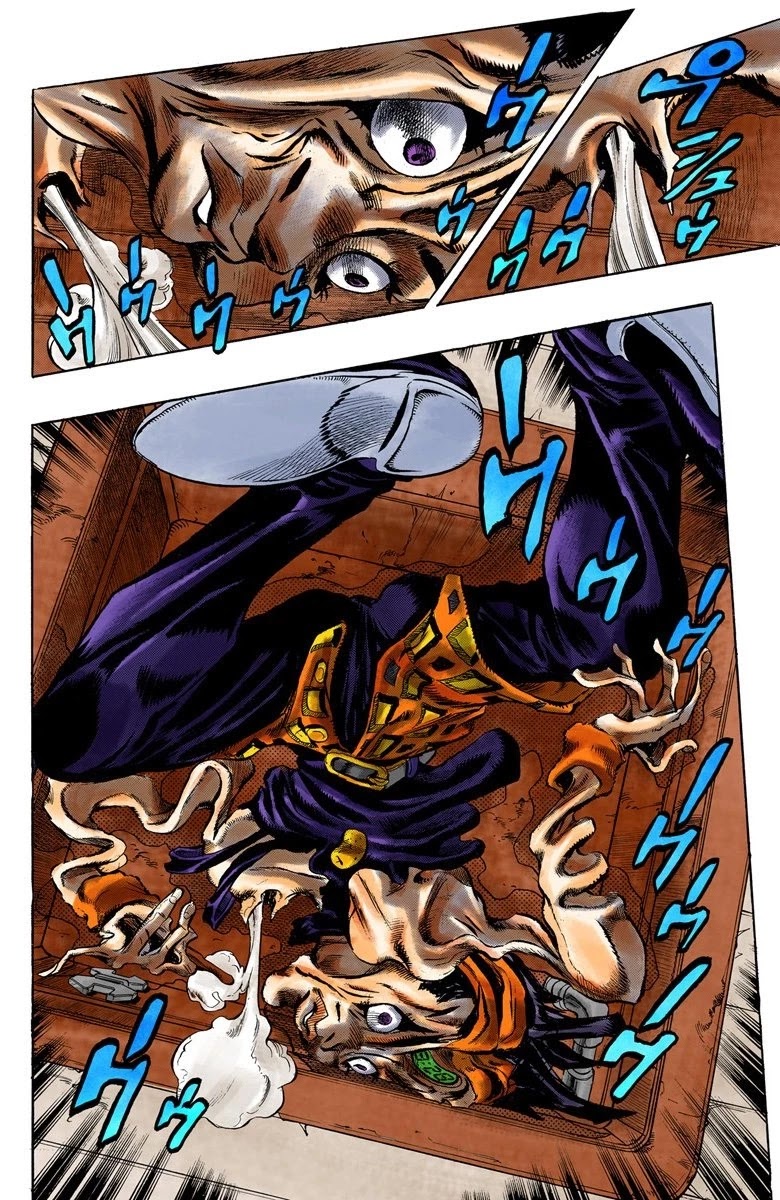 JoJo's Bizarre Adventure Part 5 - Vento Aureo (Official Colored) Chapter 21 page 3 - Chapter 21: Moody Blues Retaliates! Part 1