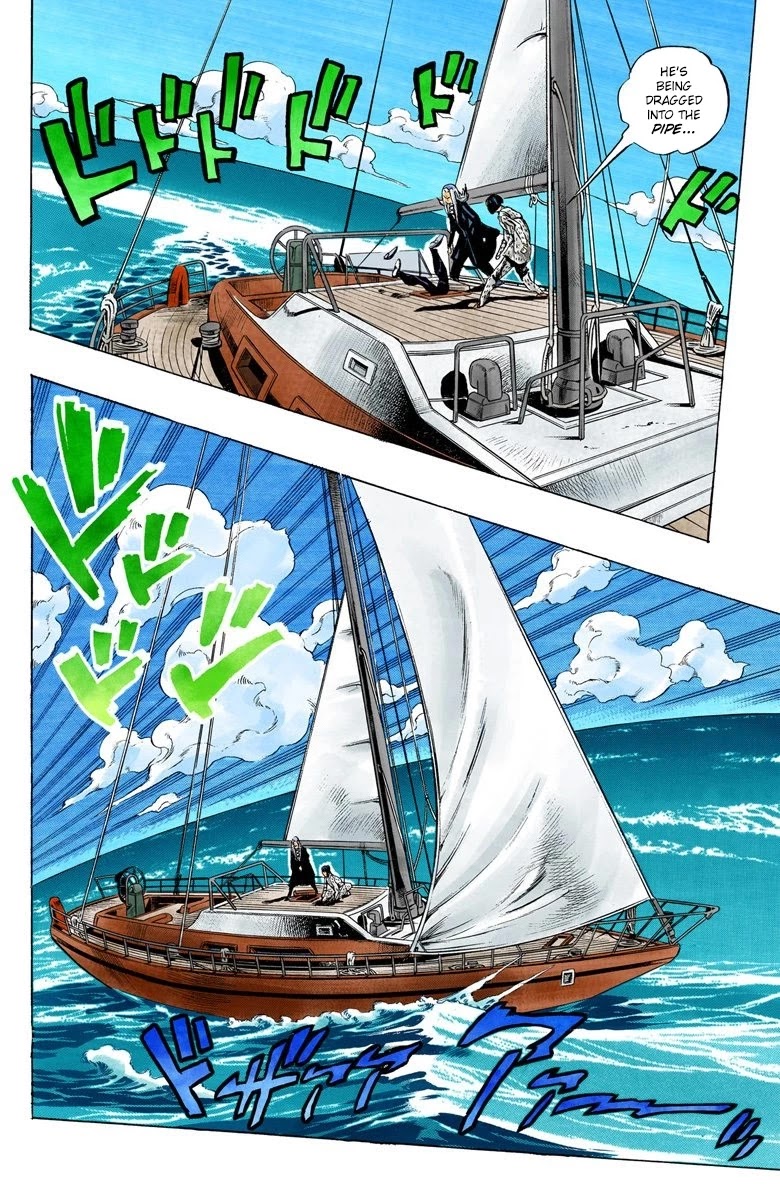 JoJo's Bizarre Adventure Part 5 - Vento Aureo (Official Colored) Chapter 21 page 5 - Chapter 21: Moody Blues Retaliates! Part 1