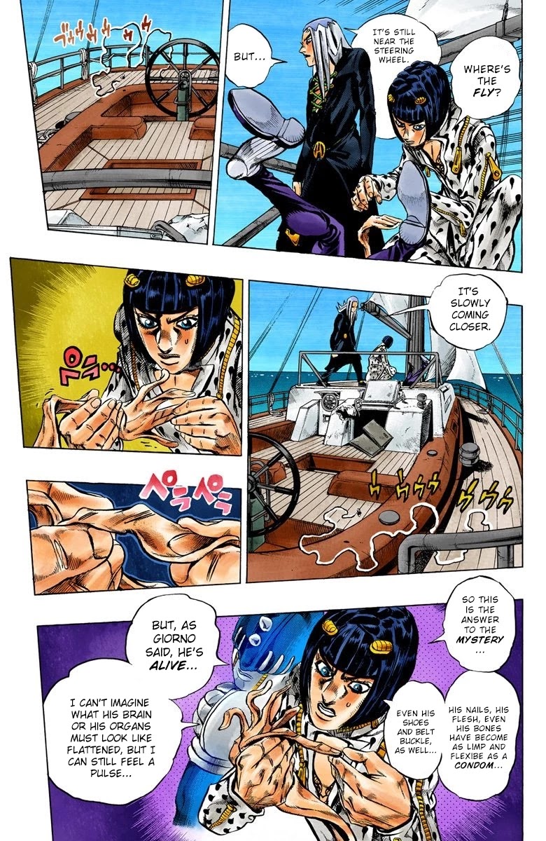 JoJo's Bizarre Adventure Part 5 - Vento Aureo (Official Colored) Chapter 21 page 6 - Chapter 21: Moody Blues Retaliates! Part 1