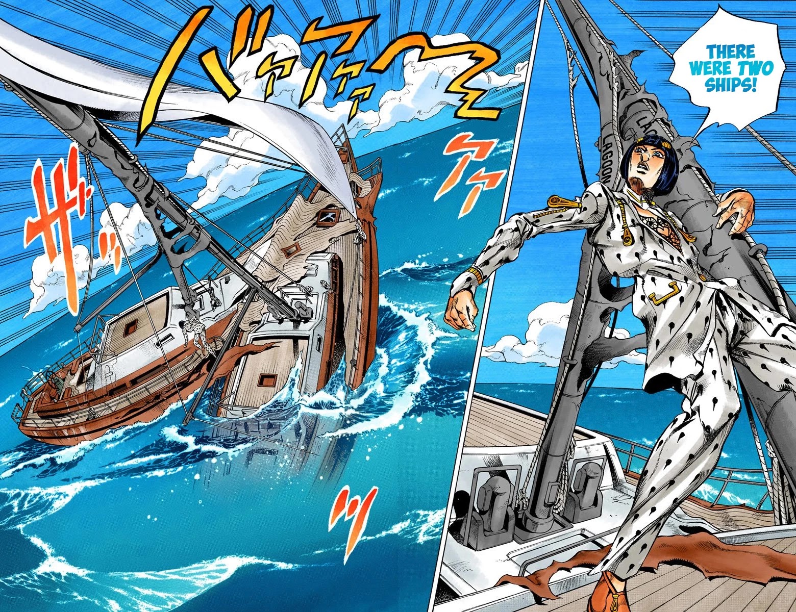 JoJo's Bizarre Adventure Part 5 - Vento Aureo (Official Colored) Chapter 22 page 15 - Chapter 22: Moody Blues Retaliates! Part 2