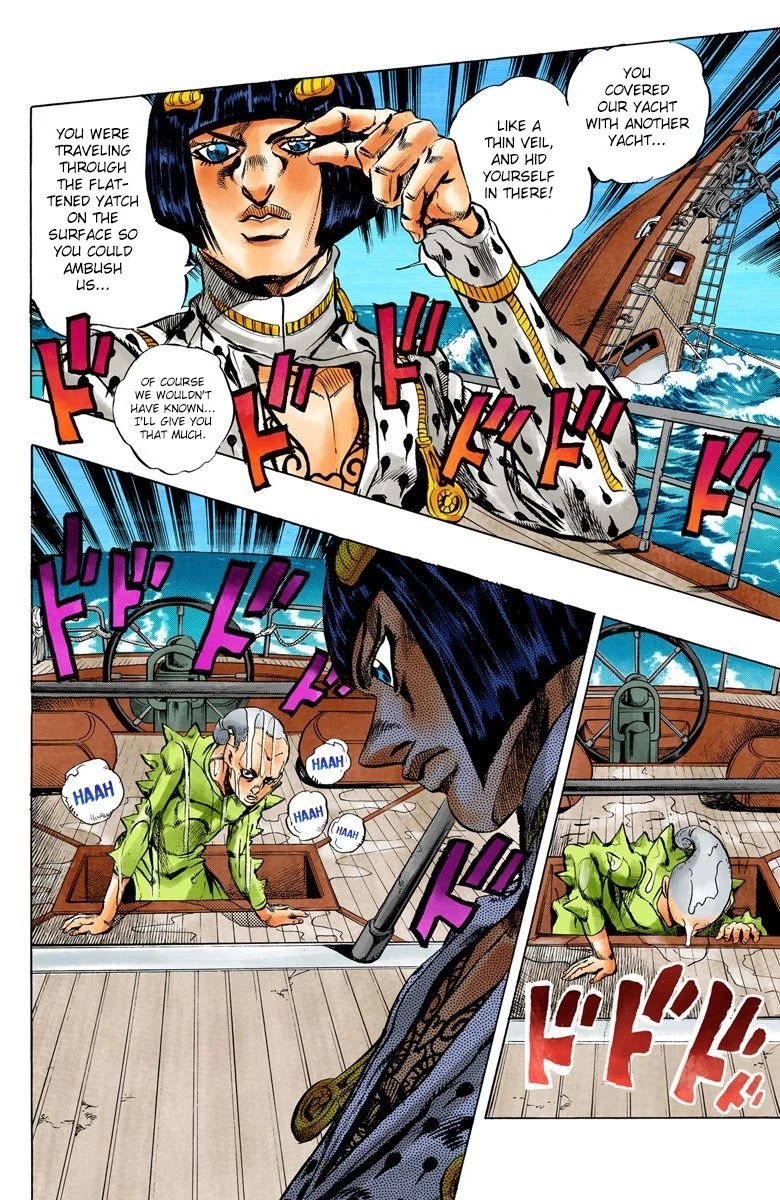 JoJo's Bizarre Adventure Part 5 - Vento Aureo (Official Colored) Chapter 22 page 16 - Chapter 22: Moody Blues Retaliates! Part 2
