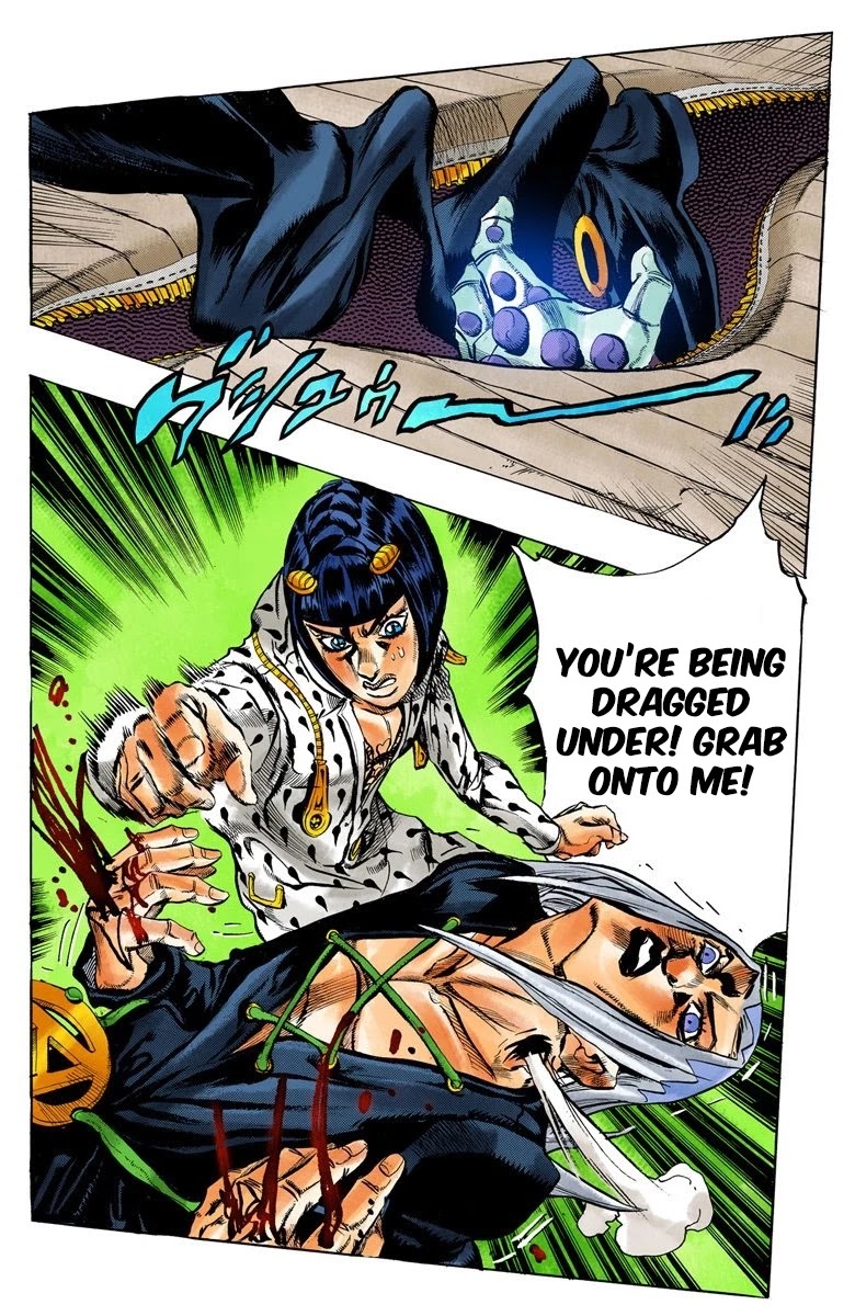JoJo's Bizarre Adventure Part 5 - Vento Aureo (Official Colored) Chapter 22 page 3 - Chapter 22: Moody Blues Retaliates! Part 2