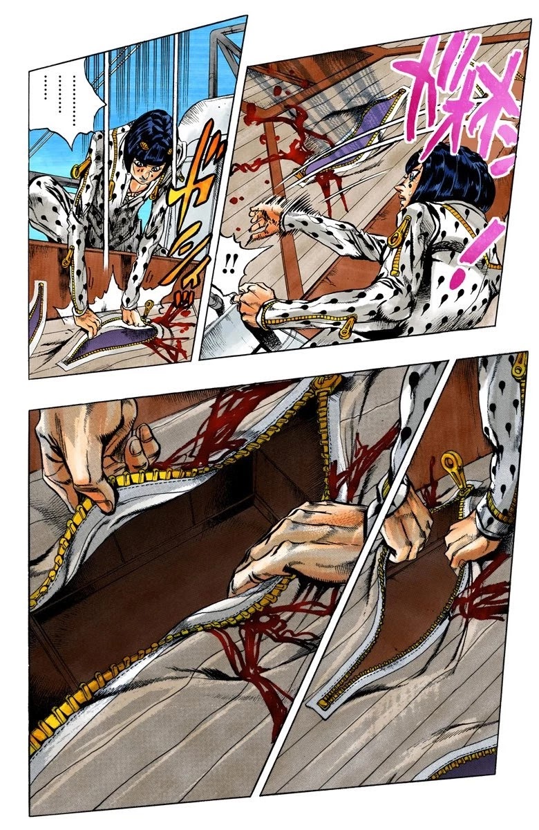 JoJo's Bizarre Adventure Part 5 - Vento Aureo (Official Colored) Chapter 22 page 5 - Chapter 22: Moody Blues Retaliates! Part 2