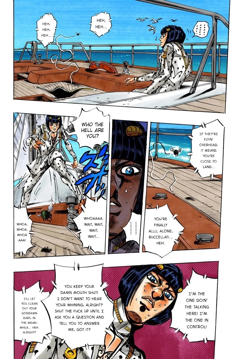 JoJo's Bizarre Adventure Part 5 - Vento Aureo (Official Colored) Chapter 22 page 7 - Chapter 22: Moody Blues Retaliates! Part 2