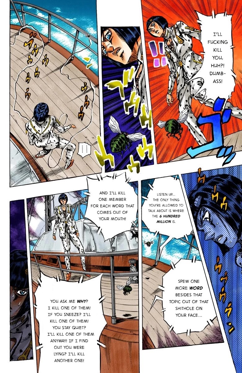 JoJo's Bizarre Adventure Part 5 - Vento Aureo (Official Colored) Chapter 22 page 9 - Chapter 22: Moody Blues Retaliates! Part 2