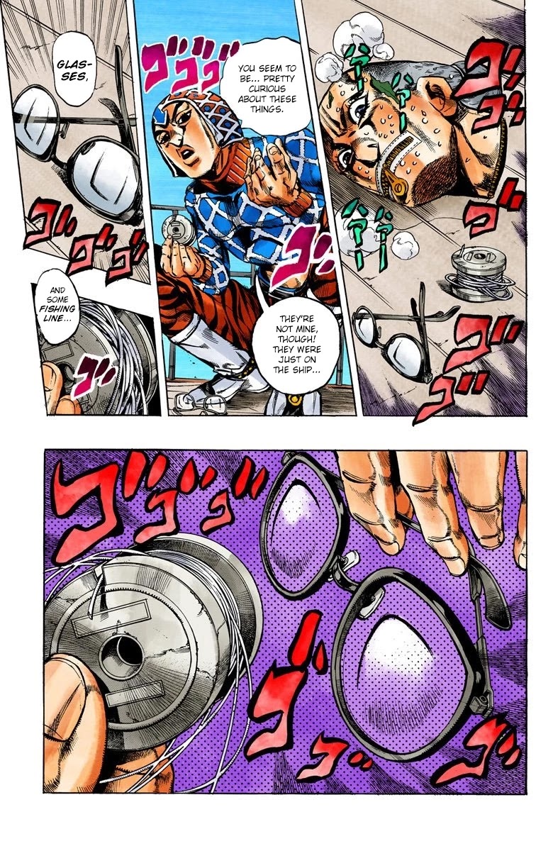 JoJo's Bizarre Adventure Part 5 - Vento Aureo (Official Colored) Chapter 23 page 6 - Chapter 23: Sex Pistols Appear! Part 1