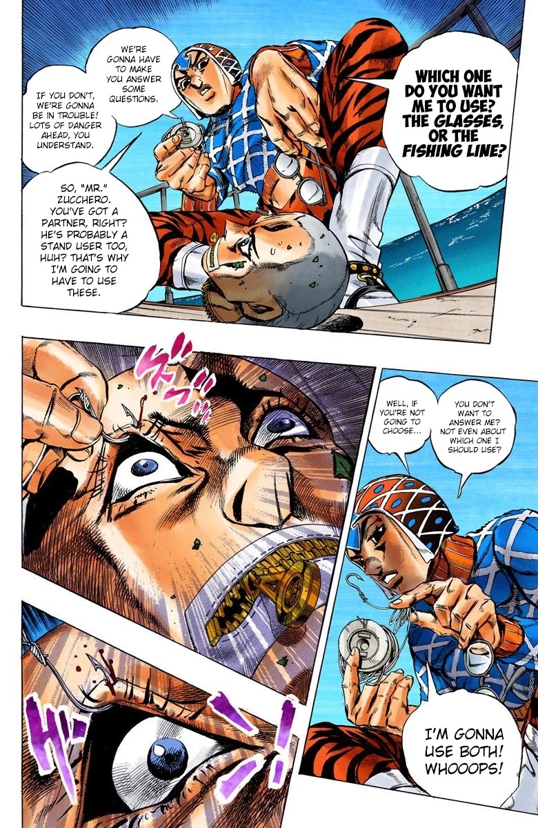 JoJo's Bizarre Adventure Part 5 - Vento Aureo (Official Colored) Chapter 23 page 7 - Chapter 23: Sex Pistols Appear! Part 1