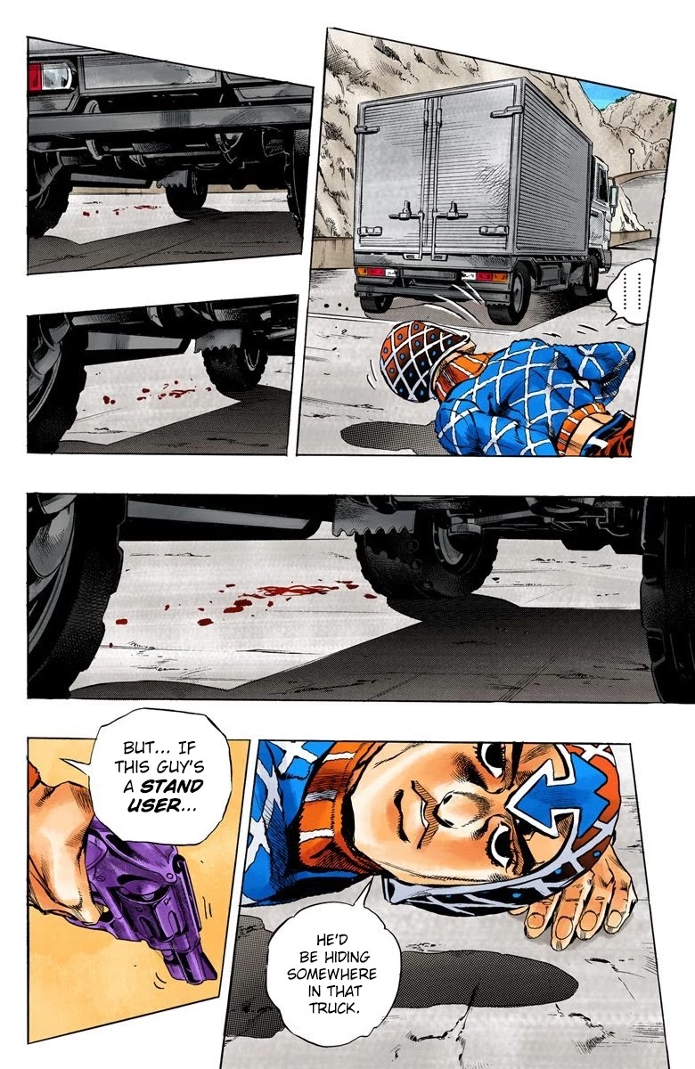 JoJo's Bizarre Adventure Part 5 - Vento Aureo (Official Colored) Chapter 25 page 14 - Chapter 25: Sex Pistols Appear! Part 3