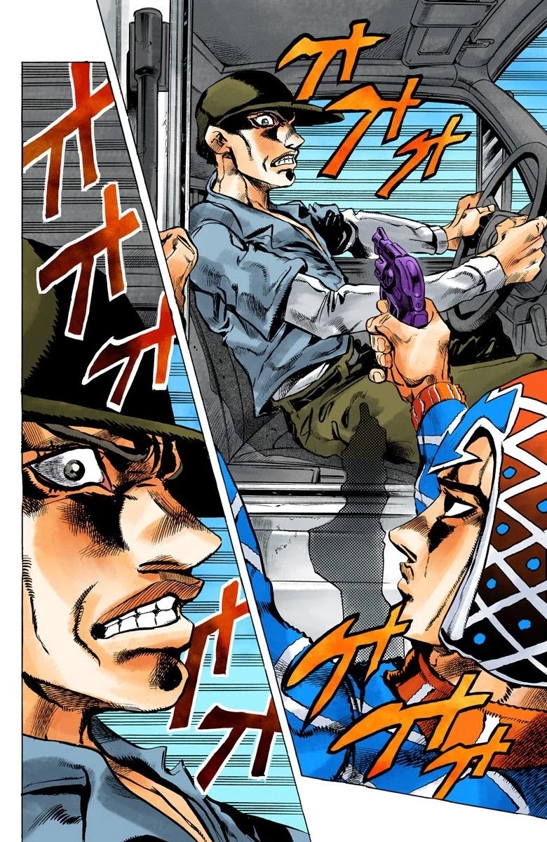JoJo's Bizarre Adventure Part 5 - Vento Aureo (Official Colored) Chapter 25 page 18 - Chapter 25: Sex Pistols Appear! Part 3