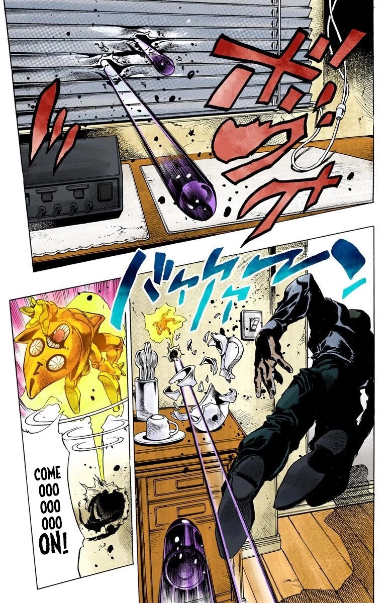 JoJo's Bizarre Adventure Part 5 - Vento Aureo (Official Colored) Chapter 25 page 7 - Chapter 25: Sex Pistols Appear! Part 3