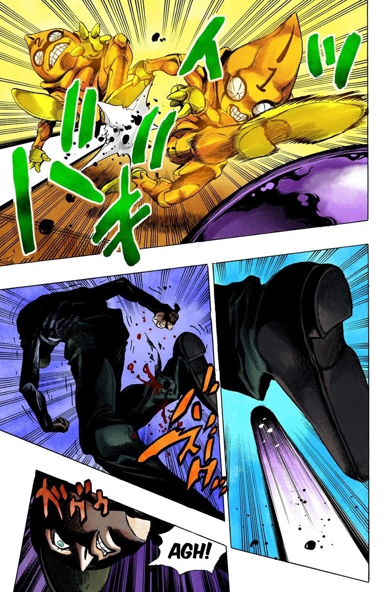 JoJo's Bizarre Adventure Part 5 - Vento Aureo (Official Colored) Chapter 25 page 9 - Chapter 25: Sex Pistols Appear! Part 3