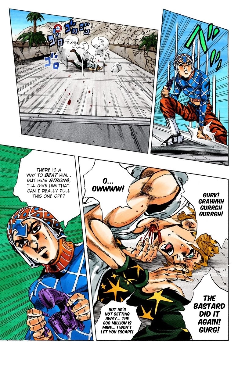 JoJo's Bizarre Adventure Part 5 - Vento Aureo (Official Colored) Chapter 26 page 20 - Chapter 26: Sex Pistols Appear! Part 4