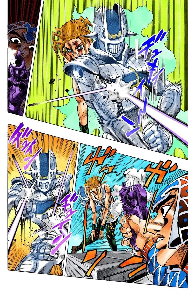 JoJo's Bizarre Adventure Part 5 - Vento Aureo (Official Colored) Chapter 26 page 5 - Chapter 26: Sex Pistols Appear! Part 4