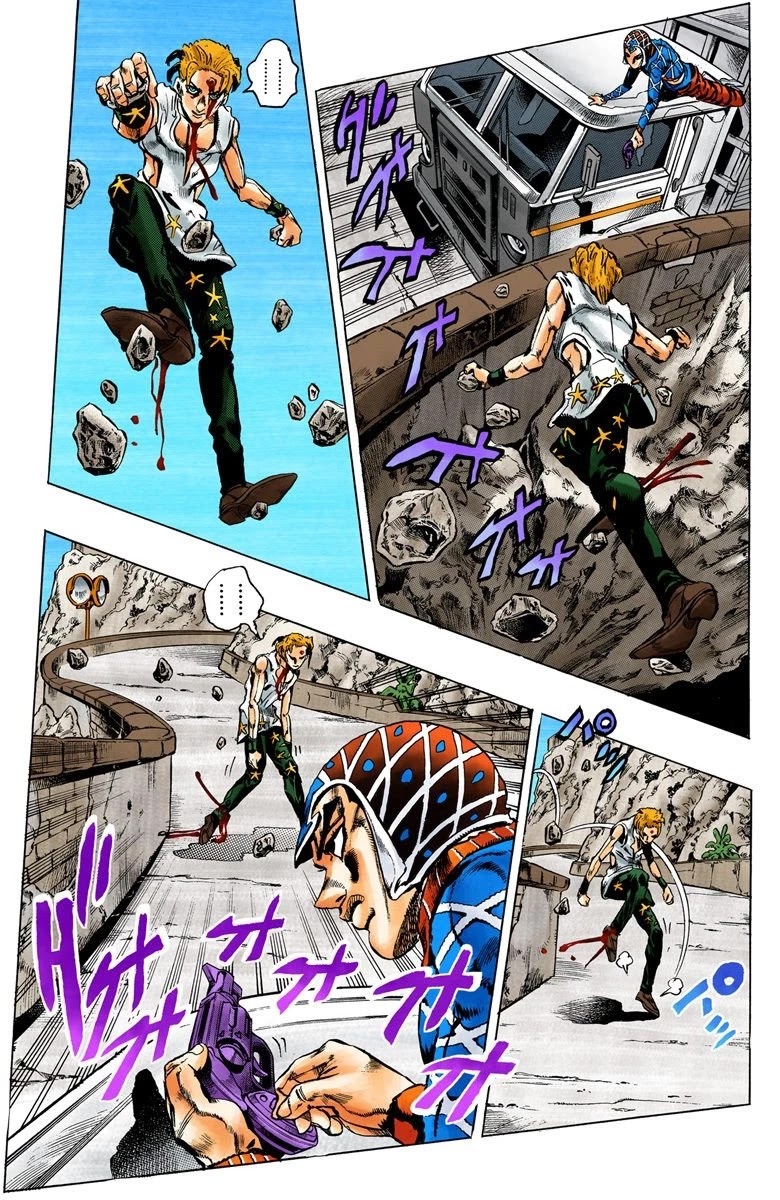 JoJo's Bizarre Adventure Part 5 - Vento Aureo (Official Colored) Chapter 27 page 12 - Chapter 27: Sex Pistols Appear! Part 5