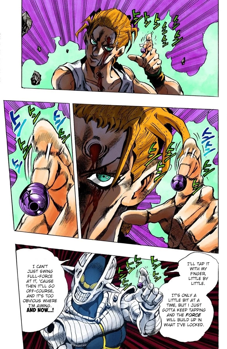 JoJo's Bizarre Adventure Part 5 - Vento Aureo (Official Colored) Chapter 27 page 14 - Chapter 27: Sex Pistols Appear! Part 5
