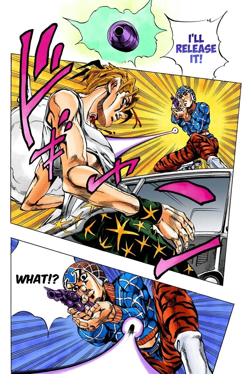 JoJo's Bizarre Adventure Part 5 - Vento Aureo (Official Colored) Chapter 27 page 15 - Chapter 27: Sex Pistols Appear! Part 5