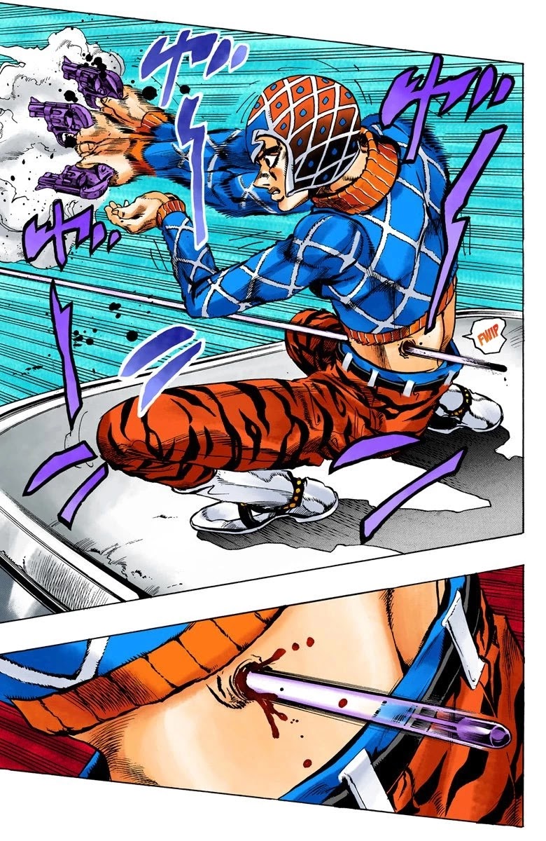 JoJo's Bizarre Adventure Part 5 - Vento Aureo (Official Colored) Chapter 27 page 16 - Chapter 27: Sex Pistols Appear! Part 5