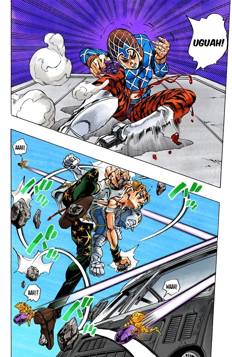 JoJo's Bizarre Adventure Part 5 - Vento Aureo (Official Colored) Chapter 27 page 17 - Chapter 27: Sex Pistols Appear! Part 5