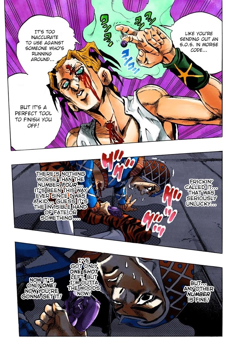 JoJo's Bizarre Adventure Part 5 - Vento Aureo (Official Colored) Chapter 27 page 20 - Chapter 27: Sex Pistols Appear! Part 5
