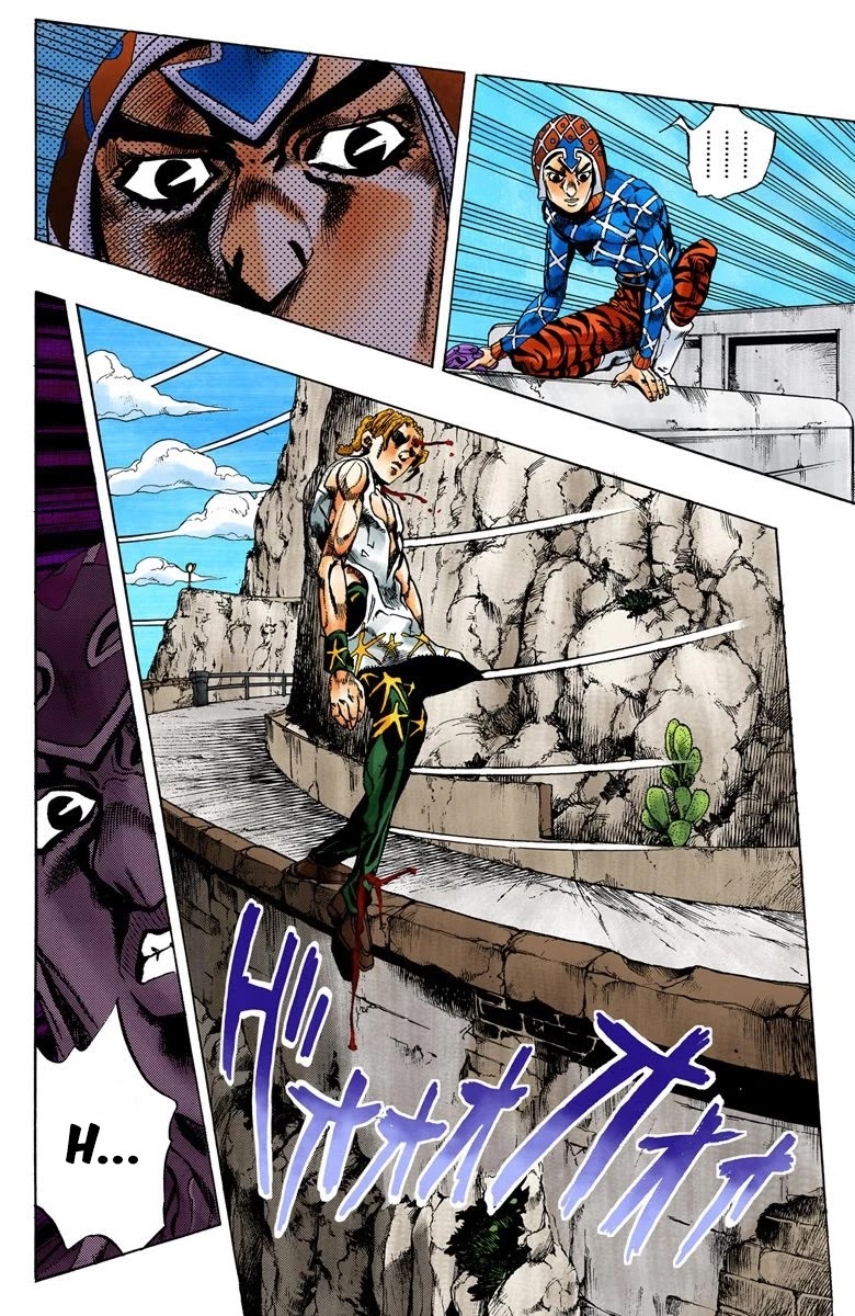 JoJo's Bizarre Adventure Part 5 - Vento Aureo (Official Colored) Chapter 27 page 7 - Chapter 27: Sex Pistols Appear! Part 5