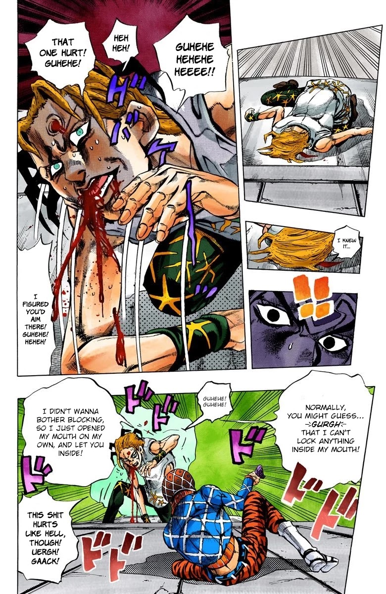 JoJo's Bizarre Adventure Part 5 - Vento Aureo (Official Colored) Chapter 28 page 11 - Chapter 28: Sex Pistols Appear! Part 6