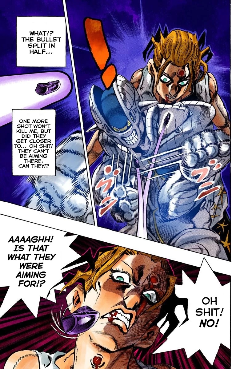 JoJo's Bizarre Adventure Part 5 - Vento Aureo (Official Colored) Chapter 28 page 18 - Chapter 28: Sex Pistols Appear! Part 6