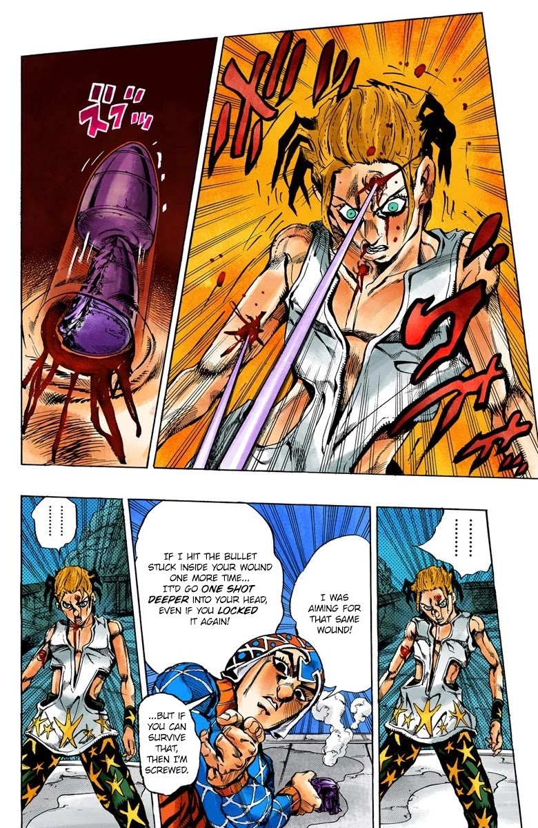 JoJo's Bizarre Adventure Part 5 - Vento Aureo (Official Colored) Chapter 28 page 19 - Chapter 28: Sex Pistols Appear! Part 6