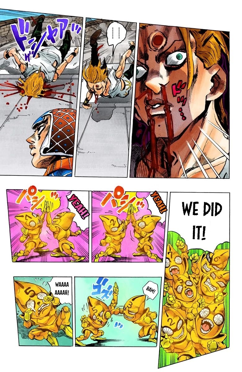 JoJo's Bizarre Adventure Part 5 - Vento Aureo (Official Colored) Chapter 28 page 20 - Chapter 28: Sex Pistols Appear! Part 6