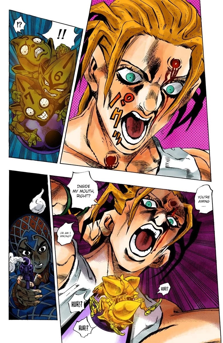 JoJo's Bizarre Adventure Part 5 - Vento Aureo (Official Colored) Chapter 28 page 9 - Chapter 28: Sex Pistols Appear! Part 6