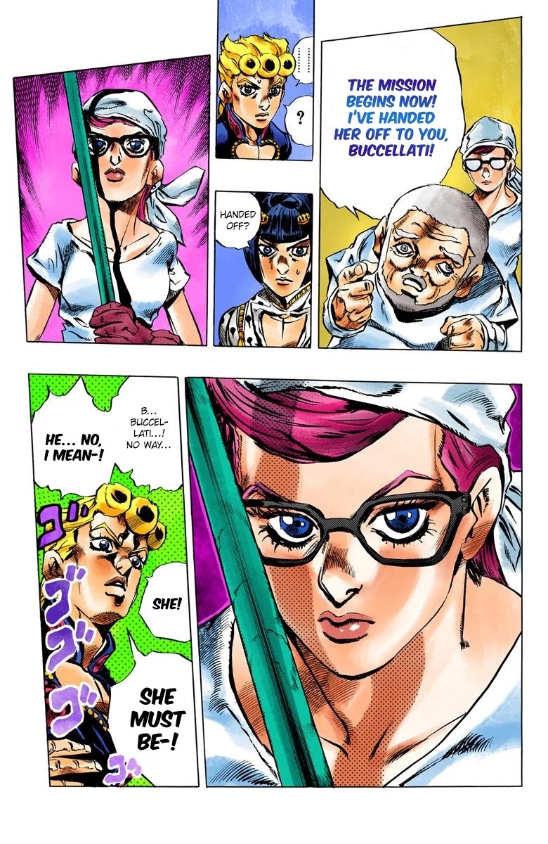 JoJo's Bizarre Adventure Part 5 - Vento Aureo (Official Colored) Chapter 29 page 20 - Chapter 29: The Hidden 600-Million Yen Stash
