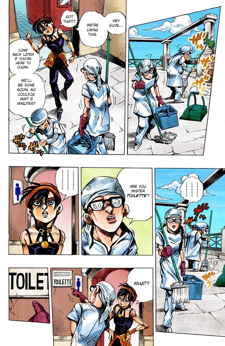 JoJo's Bizarre Adventure Part 5 - Vento Aureo (Official Colored) Chapter 29 page 7 - Chapter 29: The Hidden 600-Million Yen Stash