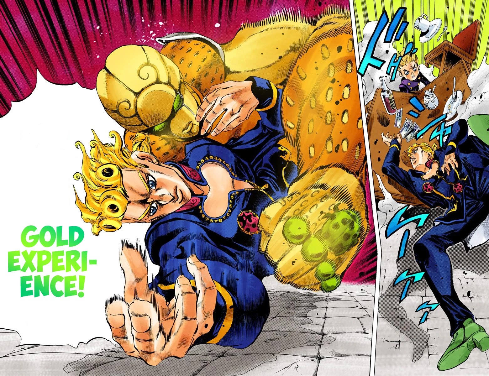 JoJo's Bizarre Adventure Part 5 - Vento Aureo (Official Colored) Chapter 3 page 11 - Chapter 3: Gold Experience Part 3
