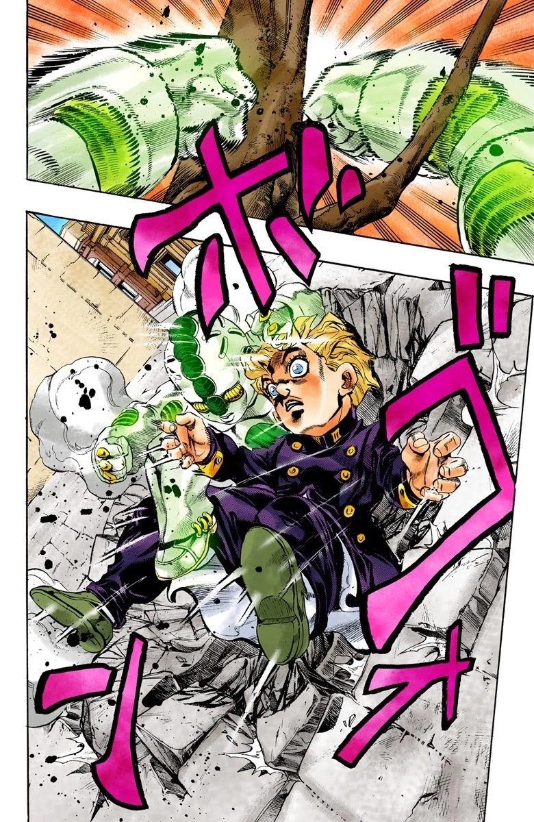 JoJo's Bizarre Adventure Part 5 - Vento Aureo (Official Colored) Chapter 3 page 17 - Chapter 3: Gold Experience Part 3