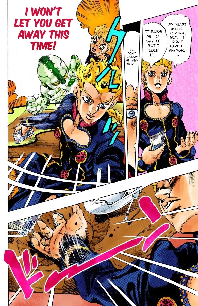 JoJo's Bizarre Adventure Part 5 - Vento Aureo (Official Colored) Chapter 3 page 9 - Chapter 3: Gold Experience Part 3