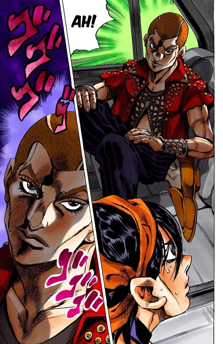 JoJo's Bizarre Adventure Part 5 - Vento Aureo (Official Colored) Chapter 31 page 10 - Chapter 31: Narancia's Aerosmith Part 1
