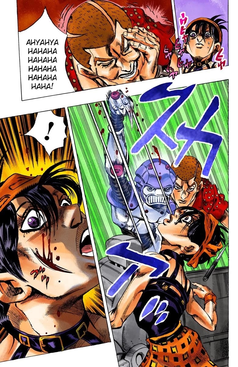 JoJo's Bizarre Adventure Part 5 - Vento Aureo (Official Colored) Chapter 31 page 14 - Chapter 31: Narancia's Aerosmith Part 1
