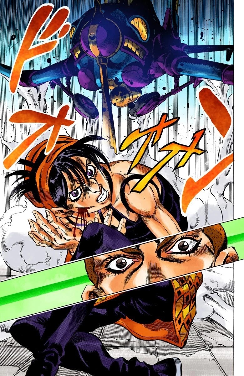 JoJo's Bizarre Adventure Part 5 - Vento Aureo (Official Colored) Chapter 31 page 16 - Chapter 31: Narancia's Aerosmith Part 1