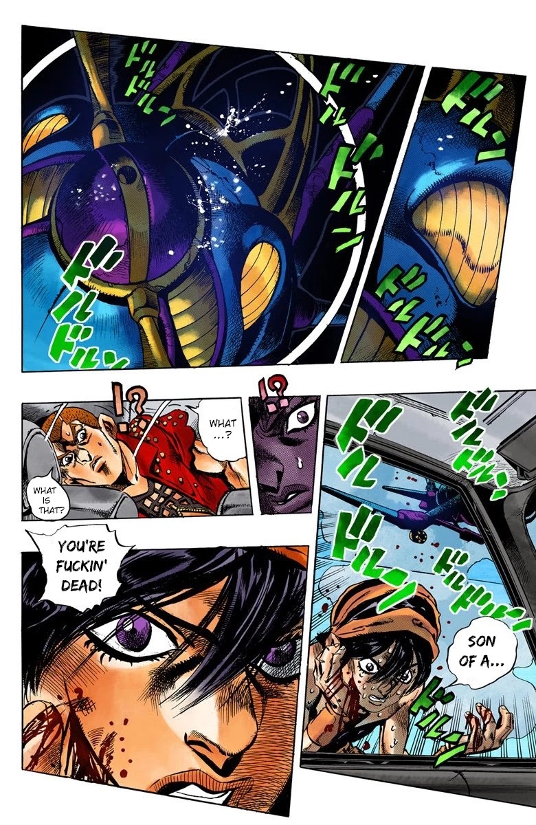 JoJo's Bizarre Adventure Part 5 - Vento Aureo (Official Colored) Chapter 31 page 17 - Chapter 31: Narancia's Aerosmith Part 1