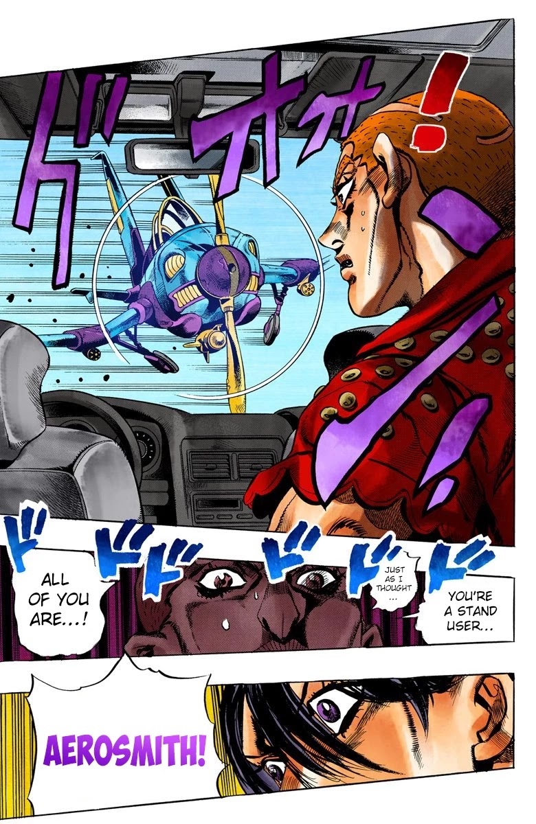 JoJo's Bizarre Adventure Part 5 - Vento Aureo (Official Colored) Chapter 31 page 18 - Chapter 31: Narancia's Aerosmith Part 1