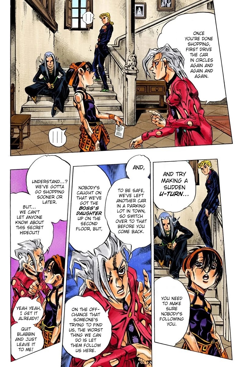 JoJo's Bizarre Adventure Part 5 - Vento Aureo (Official Colored) Chapter 31 page 5 - Chapter 31: Narancia's Aerosmith Part 1