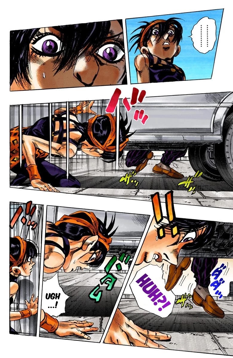 JoJo's Bizarre Adventure Part 5 - Vento Aureo (Official Colored) Chapter 31 page 9 - Chapter 31: Narancia's Aerosmith Part 1