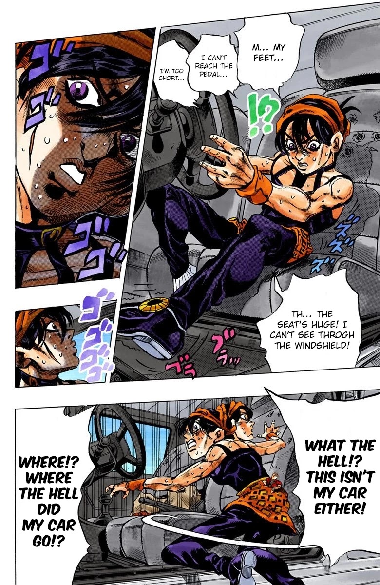 JoJo's Bizarre Adventure Part 5 - Vento Aureo (Official Colored) Chapter 32 page 18 - Chapter 32: Narancia's Aerosmith Part 2